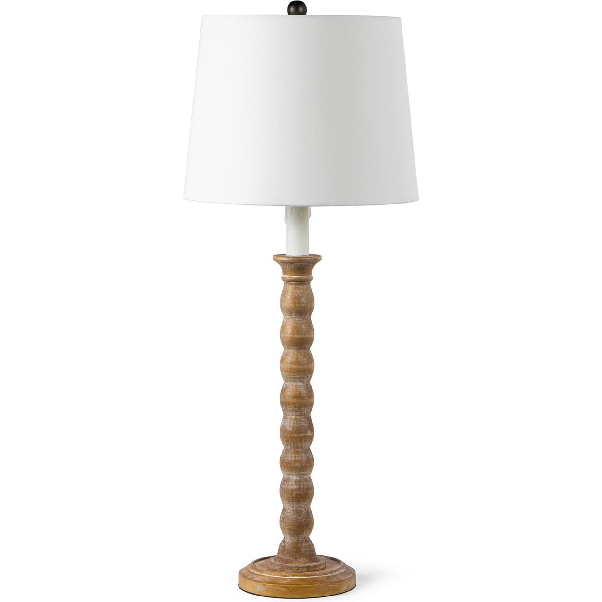 Perennial Buffet Lamp by Regina Andrew. Made from birch wood in a cottage & farmhouse style.