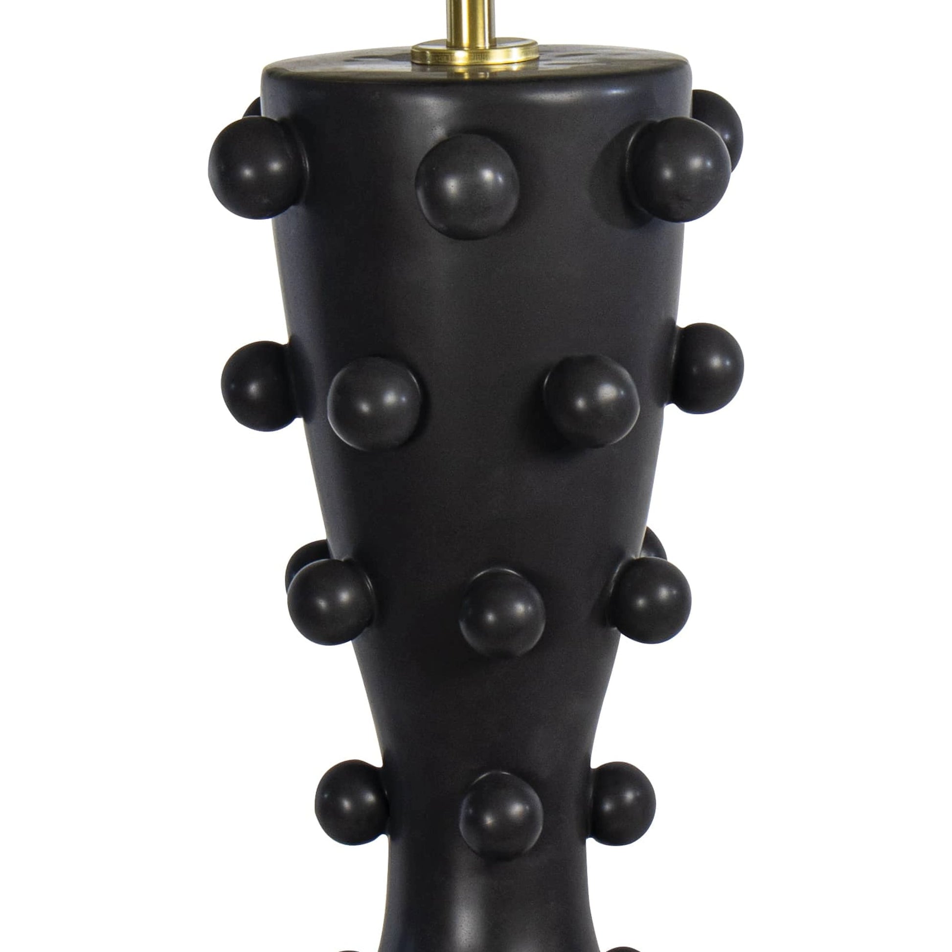 Pom Pom Table Lamp by Regina Andrew in white. Made from ceramic in a modern style.