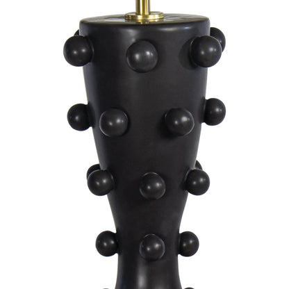 Pom Pom Table Lamp by Regina Andrew in white. Made from ceramic in a modern style.