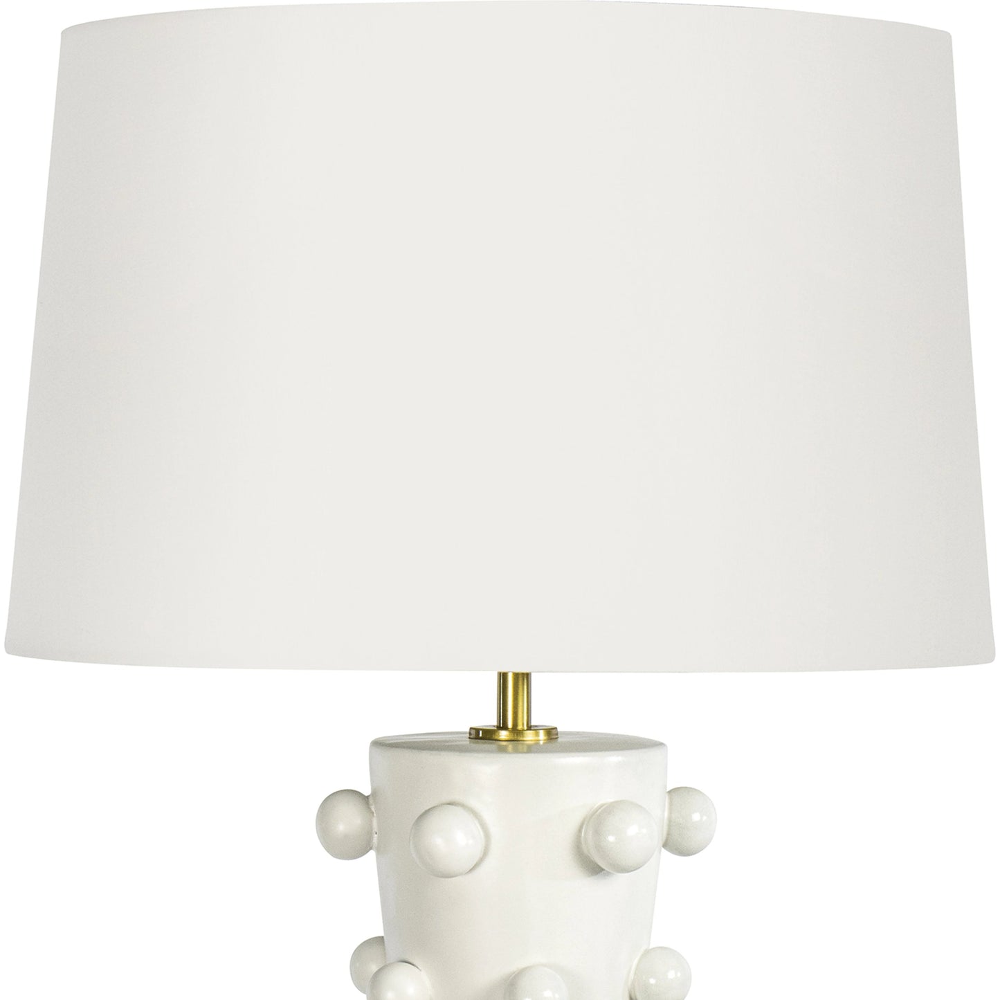 004 SI-1949068 | Additional Silo | Pom Pom Table Lamp by Regina Andrew in white. Made from ceramic in a modern style.