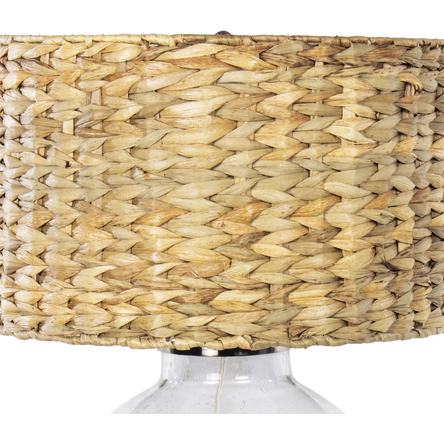 000 SI-2262595 | Closeup | Freesia Glass Table Lamp by Regina Andrew in clear. Made from glass in a rustic style.