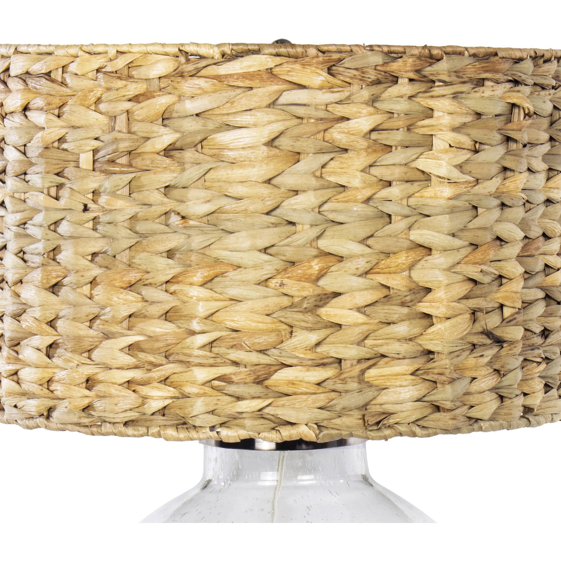 Freesia Glass Table Lamp by Regina Andrew in clear. Made from glass in a rustic style.