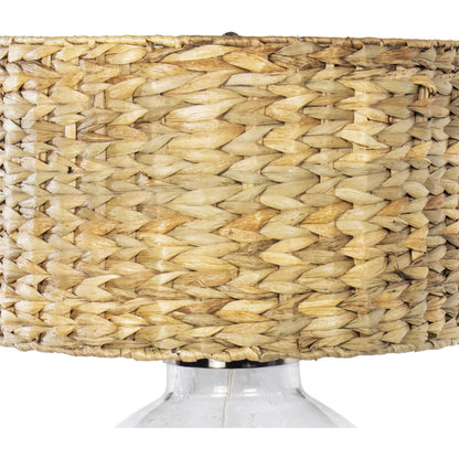 Freesia Glass Table Lamp by Regina Andrew in clear. Made from glass in a rustic style.
