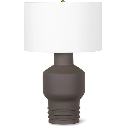 Lewis Ceramic Table Lamp by Regina Andrew in black. Made from ceramic in a modern style.