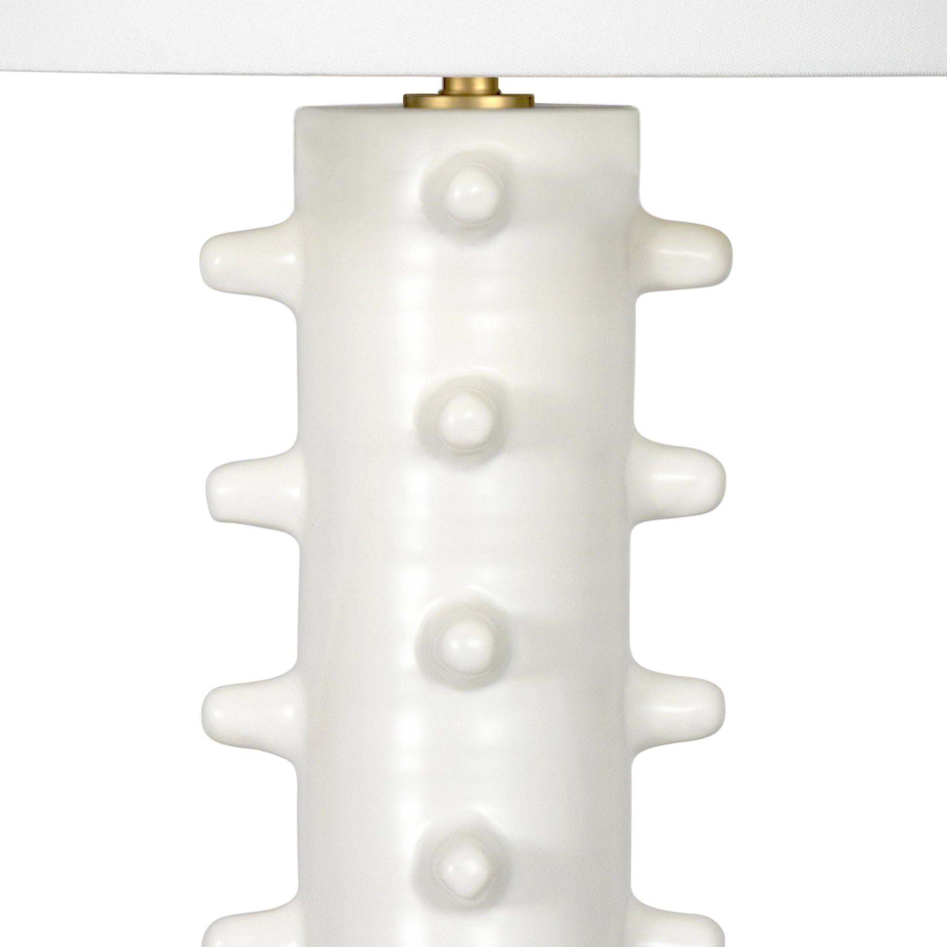 Norway Ceramic Table Lamp by Regina Andrew in white. Made from ceramic in a modern style.