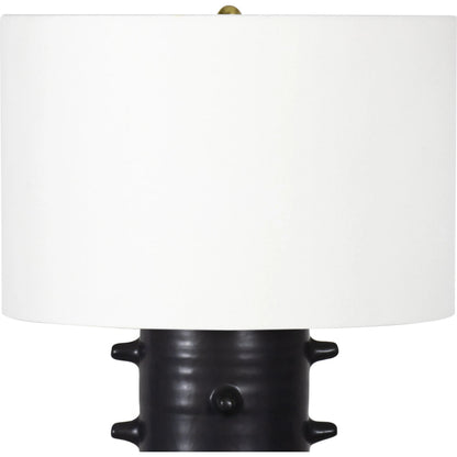 Spruce Ceramic Table Lamp by Regina Andrew in black. Made from ceramic in a modern style.