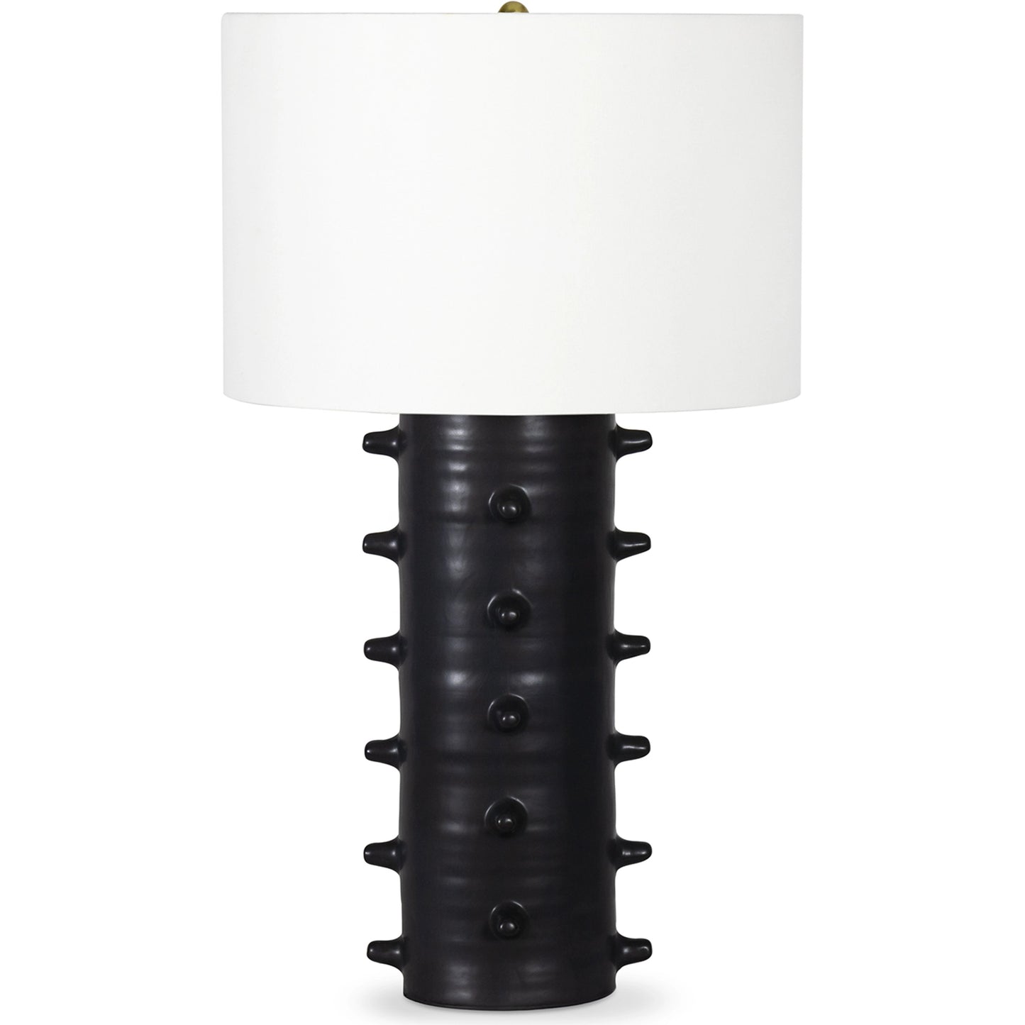 001 SI-2134490 | Primary Silo | Spruce Ceramic Table Lamp by Regina Andrew in black. Made from ceramic in a modern style.