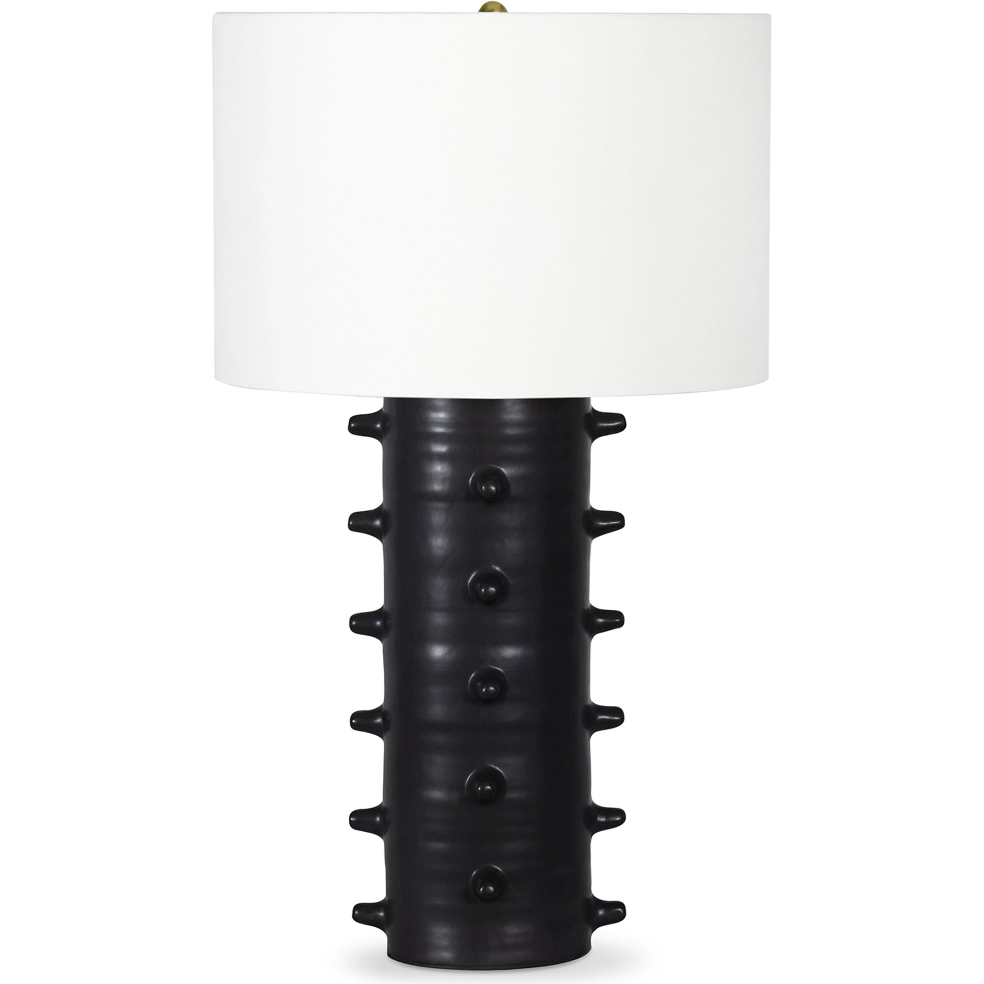 Spruce Ceramic Table Lamp by Regina Andrew in black. Made from ceramic in a modern style.