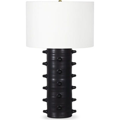 Spruce Ceramic Table Lamp by Regina Andrew in black. Made from ceramic in a modern style.