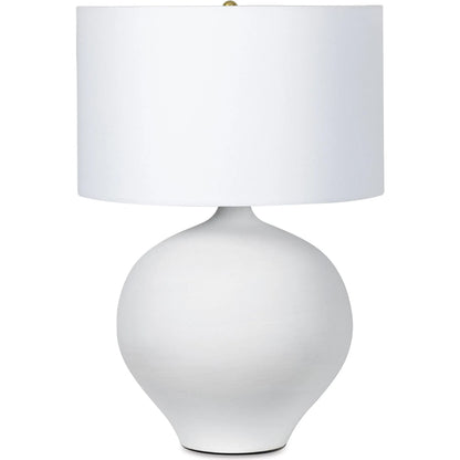 Arlo Ceramic Table Lamp by Regina Andrew in white. Made from ceramic in a modern style.