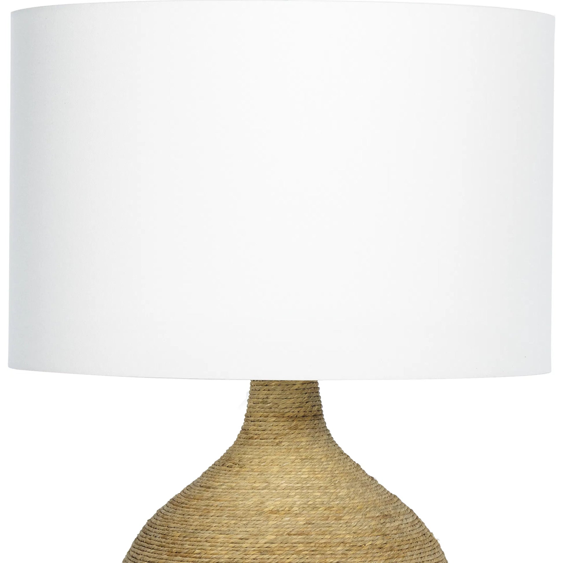 Maren Table Lamp by Regina Andrew in natural, navy. Made from rope in a rustic style.