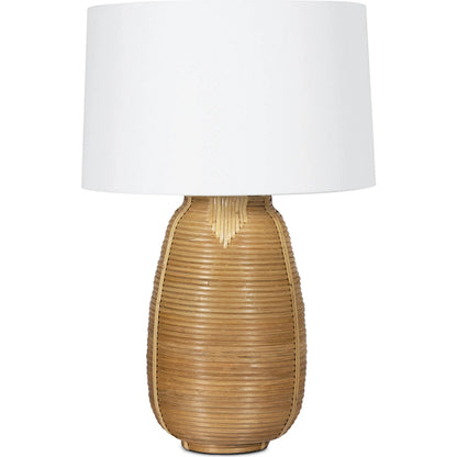 Jayden Table Lamp by Regina Andrew in natural brown. Made from natural material in a rustic style.