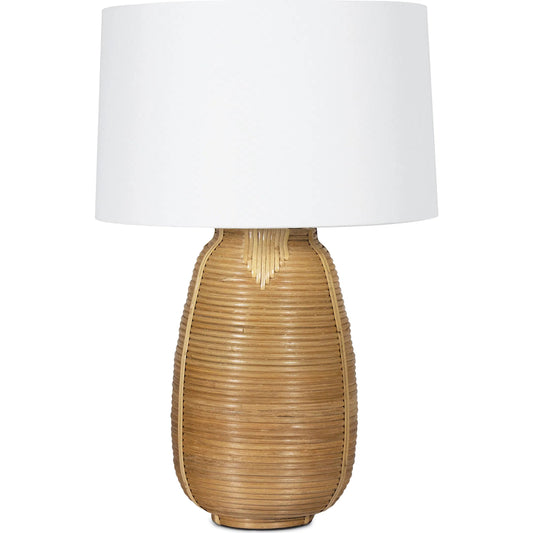Jayden Table Lamp by Regina Andrew in natural brown. Made from natural material in a rustic style.