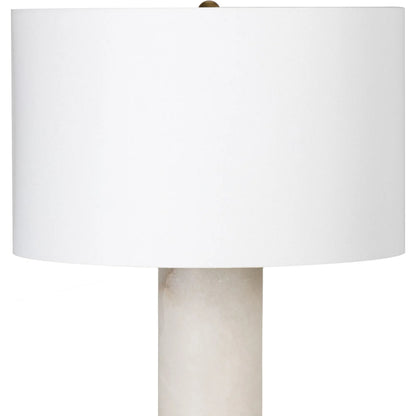 Sacha Alabaster Table Lamp by Regina Andrew in natural stone, gold leaf. Made from alabaster in a modern style.