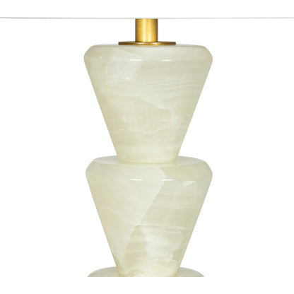 Patricia Jade Table Lamp by Regina Andrew in natural jade. Made from jade in a modern style.
