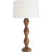 Crew Walnut Buffet Lamp by Regina Andrew. Made from walnut wood in a transitional style.
