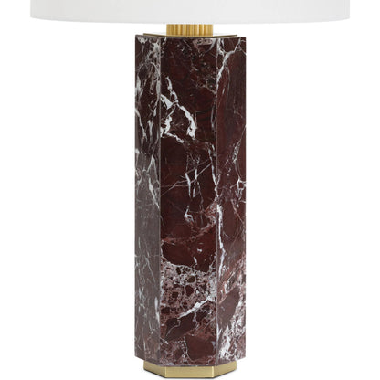 Nico Marble Table Lamp by Regina Andrew in brown. Made from marble in a unique style.