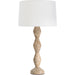 Crew Travertine Buffet Lamp by Regina Andrew. Made from travertine in a transitional style.