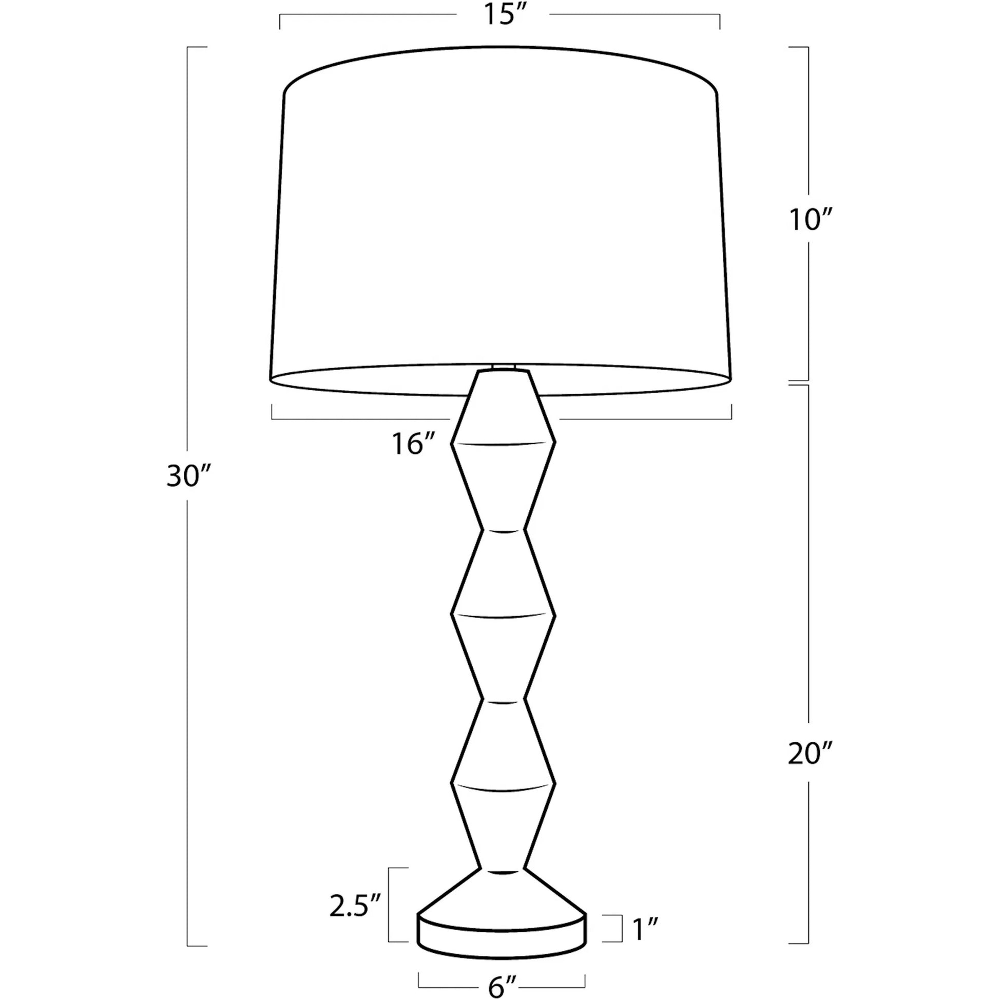 Crew Travertine Buffet Lamp by Regina Andrew. Made from travertine in a transitional style.