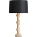 Crew Travertine Buffet Lamp by Regina Andrew. Made from travertine in a transitional style.