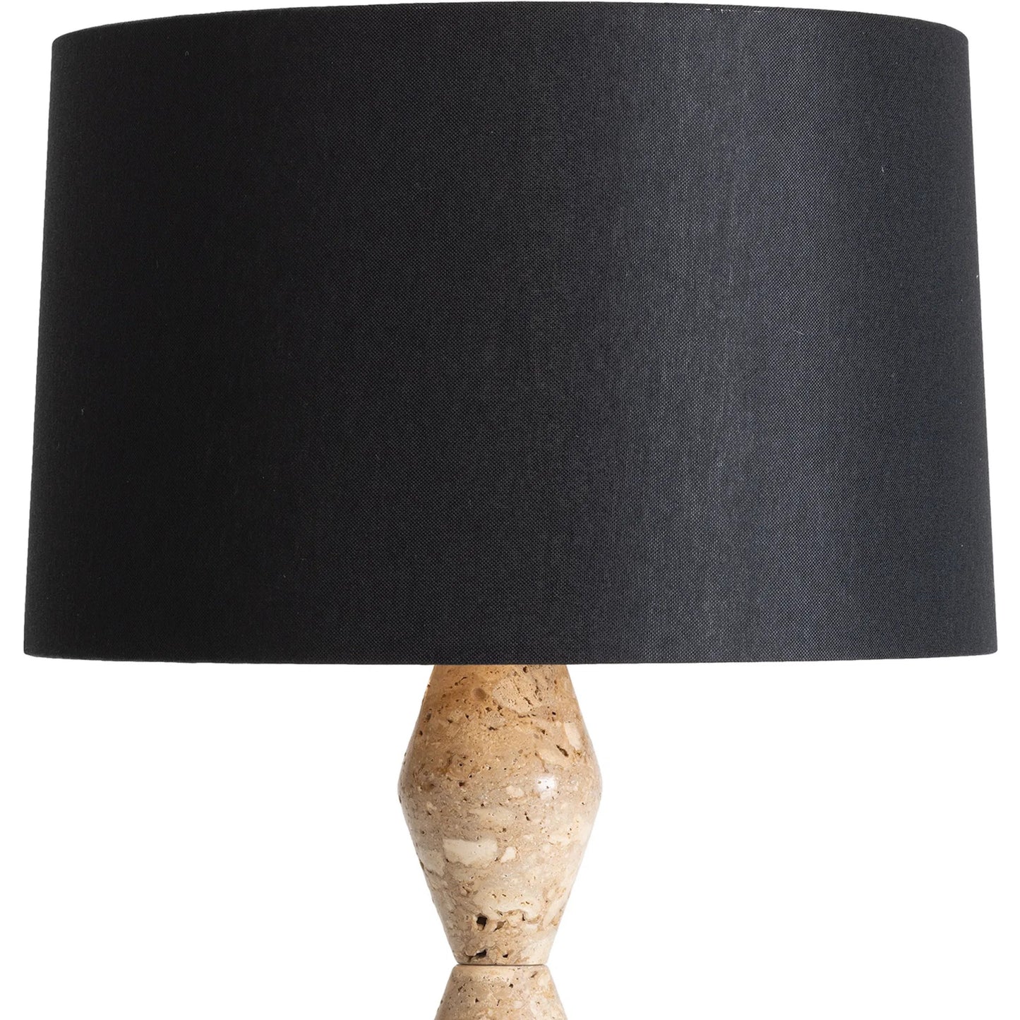 006 SI-2262630 | Closeup | Crew Travertine Buffet Lamp by Regina Andrew. Made from travertine in a transitional style.