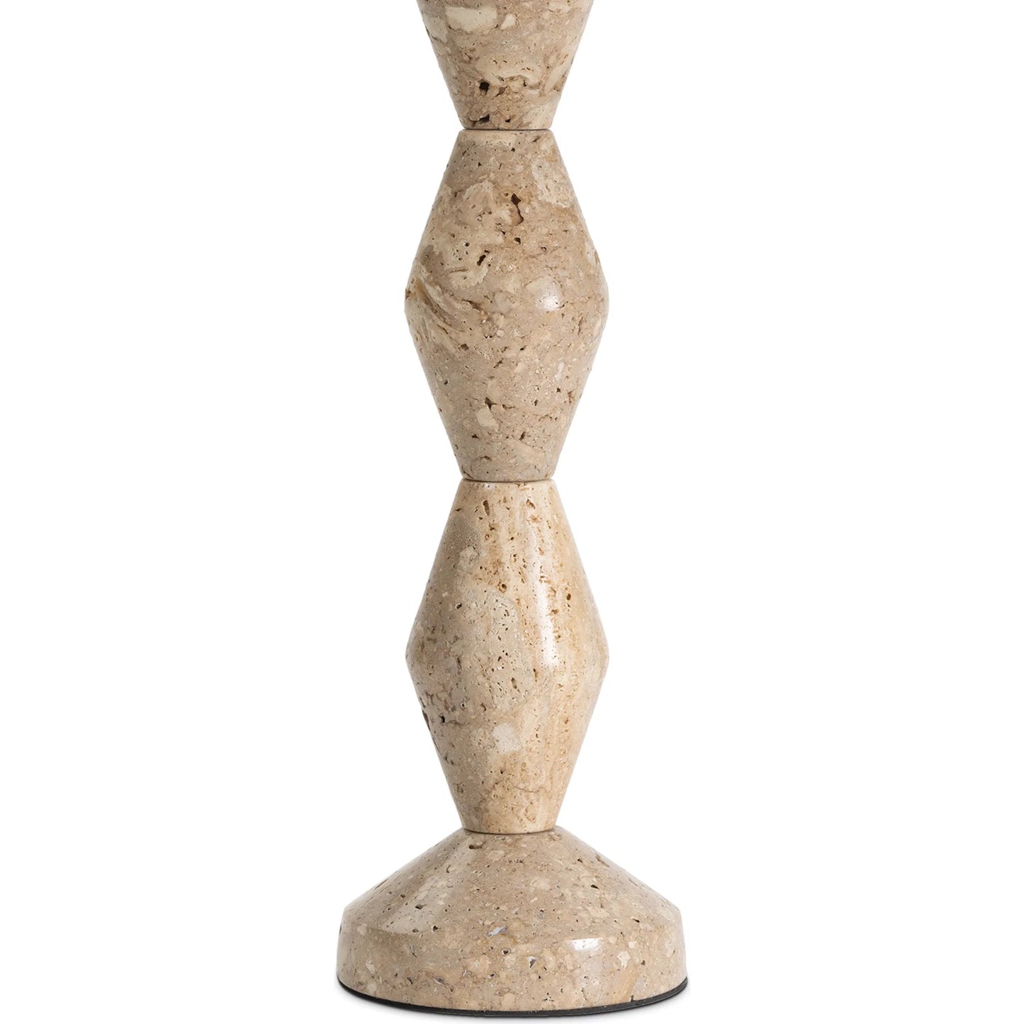 005 SI-2262630 | Closeup | Crew Travertine Buffet Lamp by Regina Andrew. Made from travertine in a transitional style.