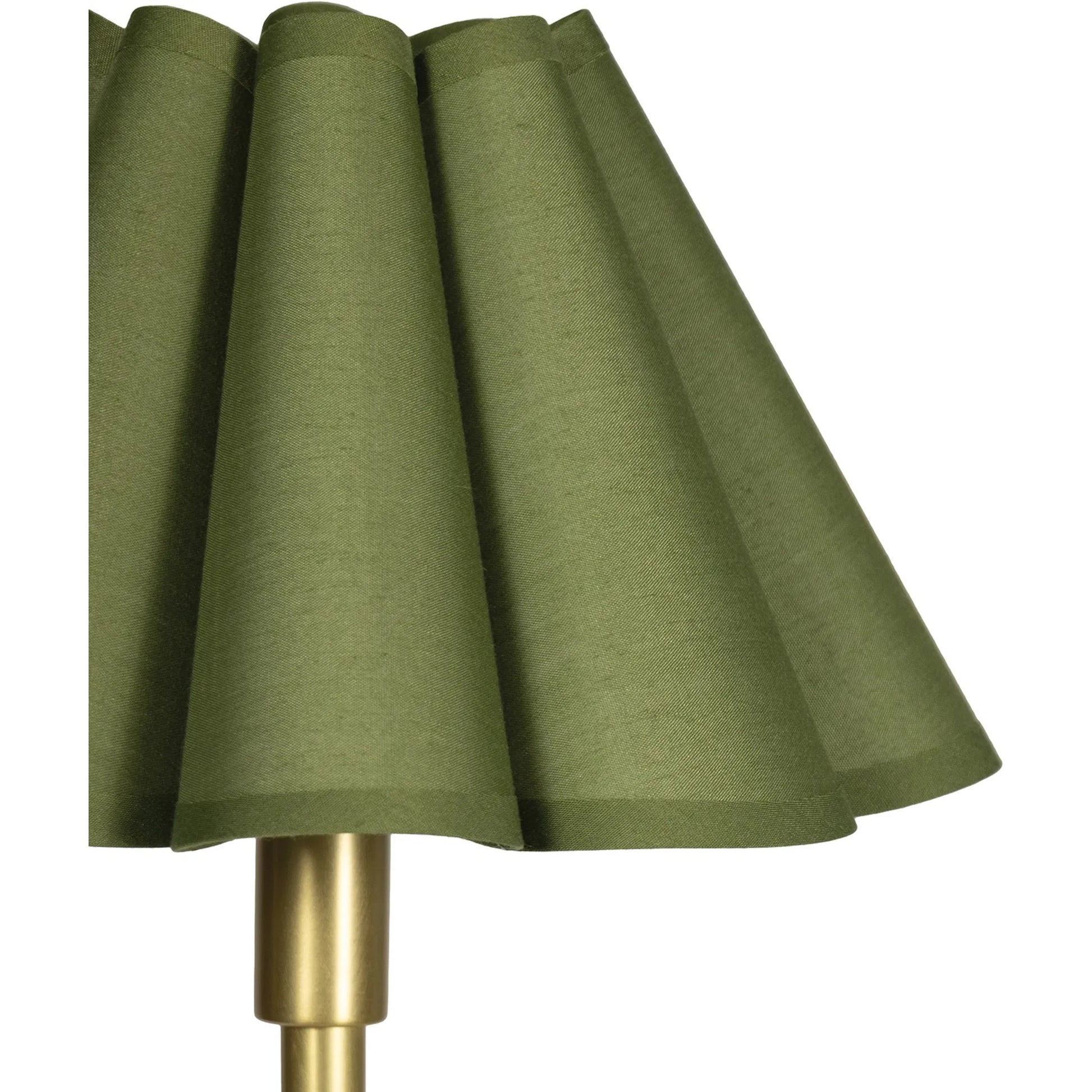 Polly Buffet Lamp, Green by Regina Andrew. Made from steel in a modern style.