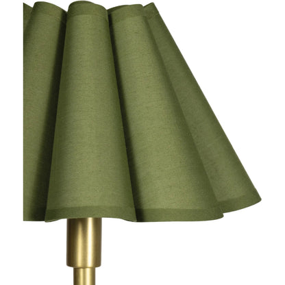 Polly Buffet Lamp, Green by Regina Andrew. Made from steel in a modern style.