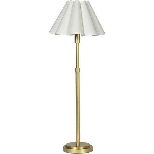 Polly Buffet Lamp, White by Regina Andrew. Made from steel in a modern style.