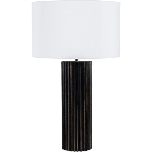 Zara Metal Table Lamp by Regina Andrew in blacken zinc. Made from aluminum in a unique style.