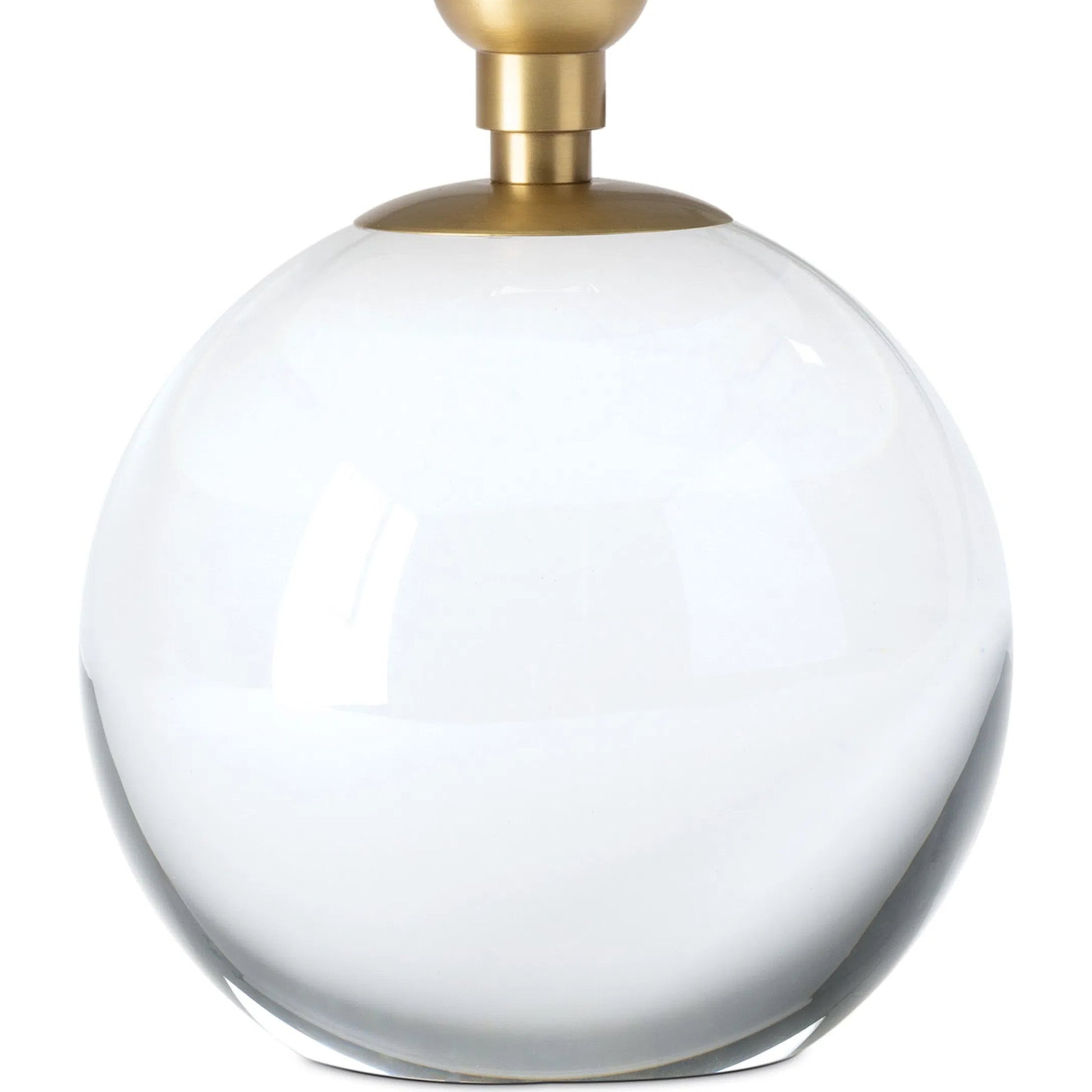 Giorgio Crystal Mini Lamp, White by Regina Andrew. Made from crystal in a modern style.