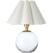 Giorgio Crystal Mini Lamp, White by Regina Andrew. Made from crystal in a modern style.