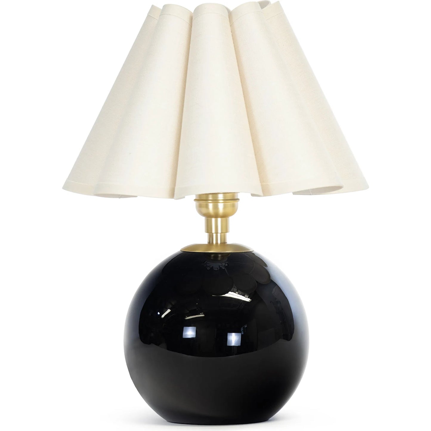 000 SI-2635157 | Primary Silo | Giorgio Black Glass Mini Lamp by Regina Andrew in black and black. Made from glass in a unique style.