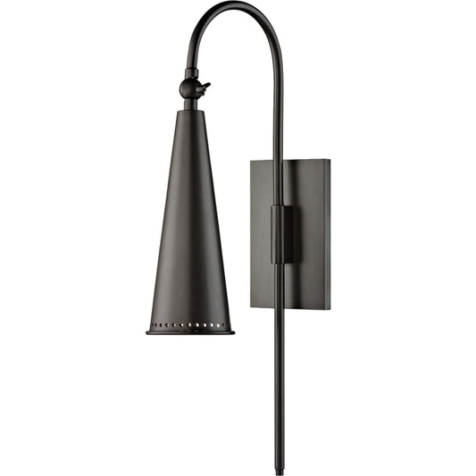 Alva Arched Wall Sconce by Hudson Valley. Made from steel in a transitional style.