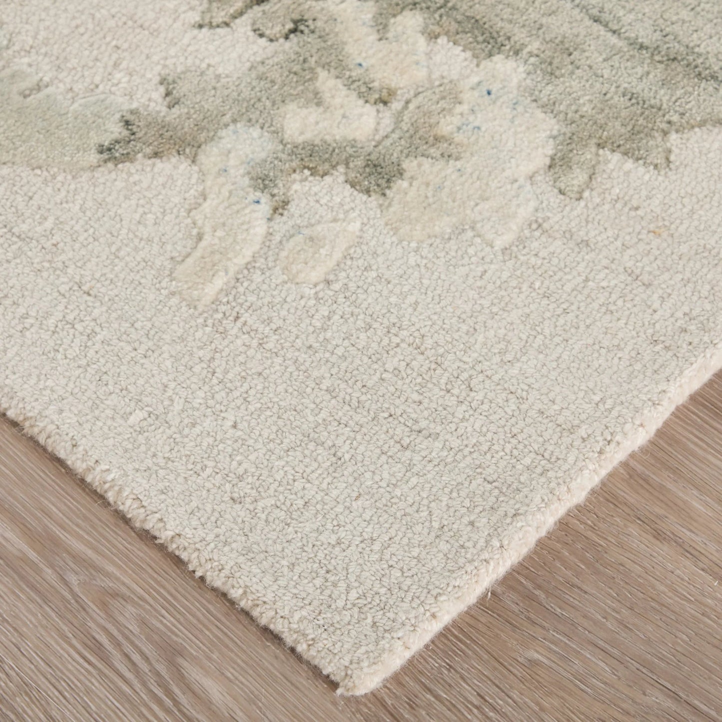 002 SI-2518413,SI-2518414,SI-2518415,SI-2518416,SI-2518417 | Closeup | Kendall KDL8A62F Rug by Feizy in ivory, blue, gray. Made from viscose, wool in a unique style.