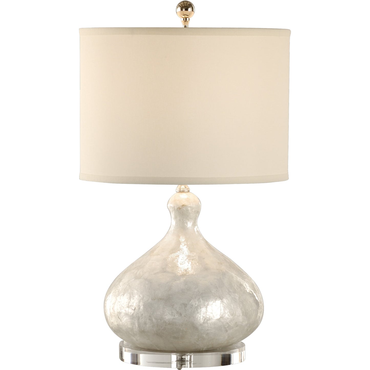 001 SR-384971 | Primary Silo | Capiz Shell Bottle Lamp by Wildwood in natural capiz, clear. Made from unique in a modern style.