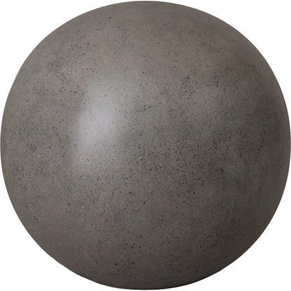 Pozzo Gazing Ball by Emissary in terrazzo gray and matte. Made from terrazzo in a modern style.