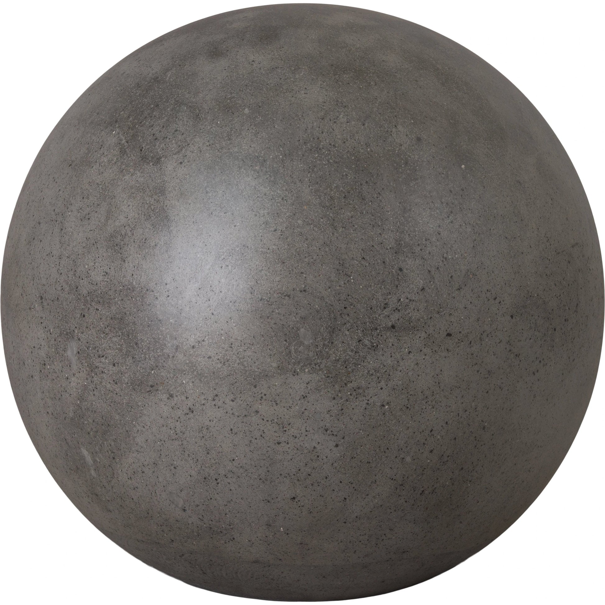 Pozzo Gazing Ball by Emissary in terrazzo gray and matte. Made from terrazzo in a modern style.