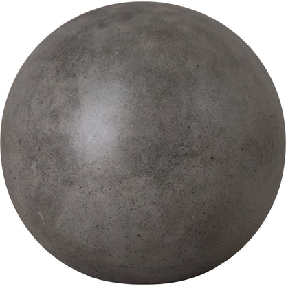 Pozzo Gazing Ball by Emissary in terrazzo gray and matte. Made from terrazzo in a modern style.