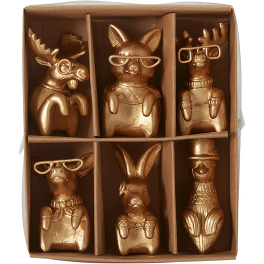 E+E Pot Hugger Set by Accent Decor in antique, gold. Made from plastic in a unique style.