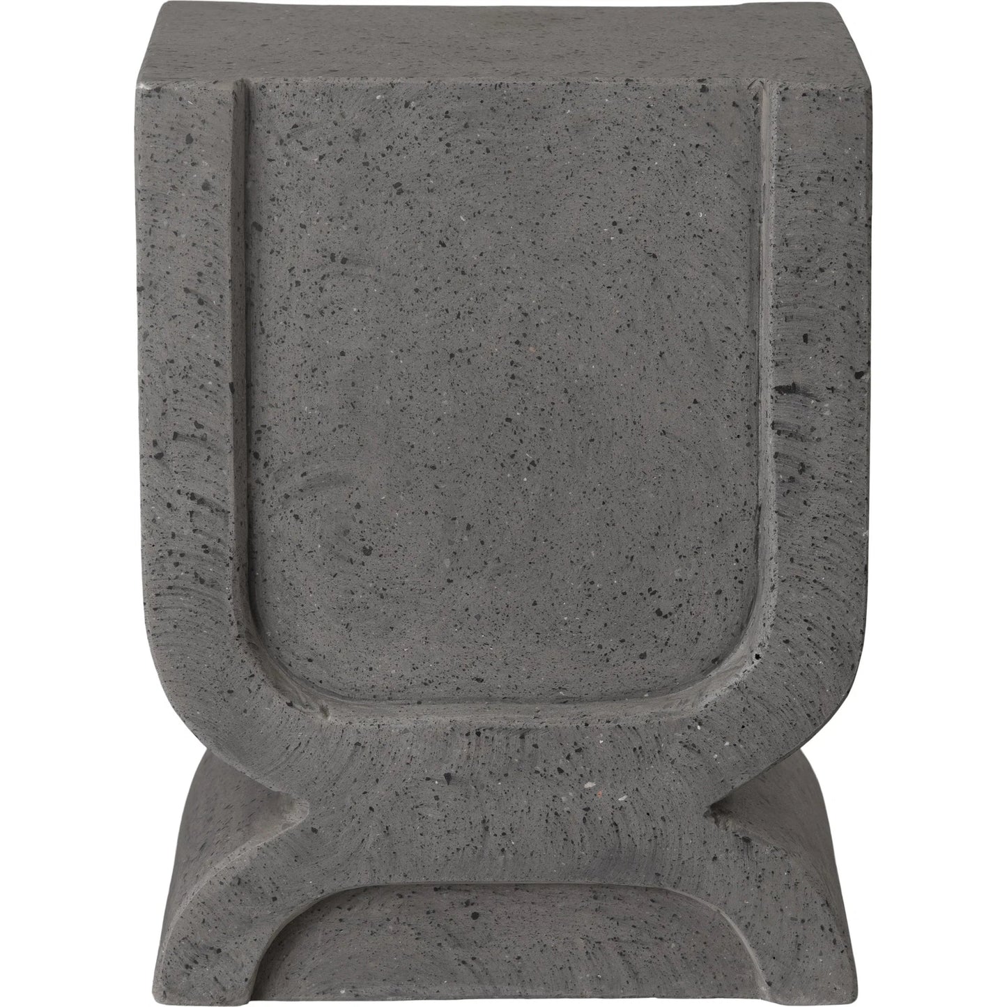 000 SI-2630529 | Primary Silo | Uri Indoor/Outdoor Stool by Emissary in matte. Made from terrazzo in a unique style.