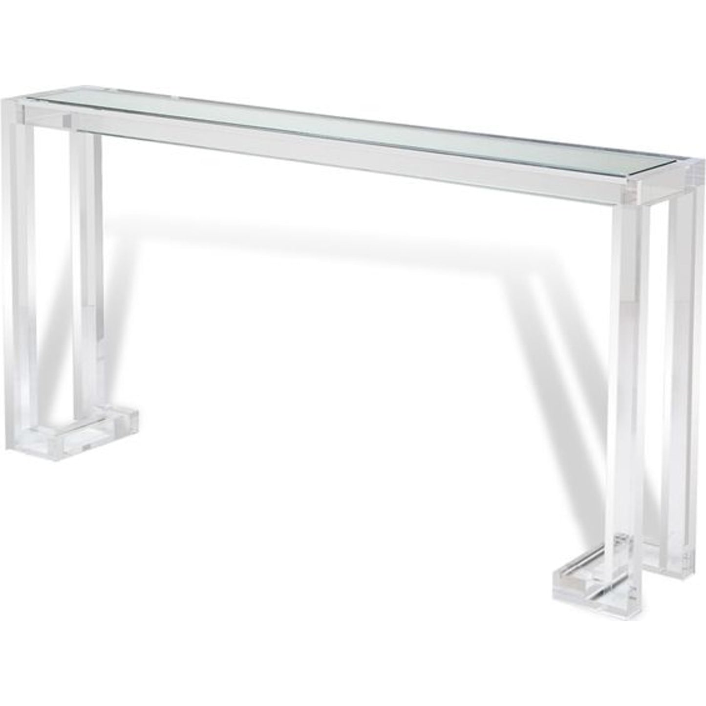 001 S-245925 | Primary Silo | Ava Sofa Table by Interlude Home. Made from acrylic, glass in a modern style.