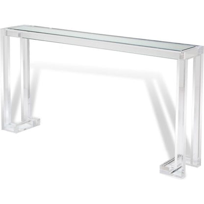 Ava Sofa Table by Interlude Home. Made from acrylic, glass in a modern style.