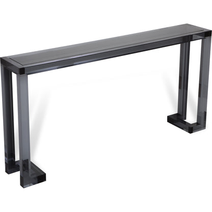 Ava Sofa Table by Interlude Home. Made from acrylic, glass in a modern style.