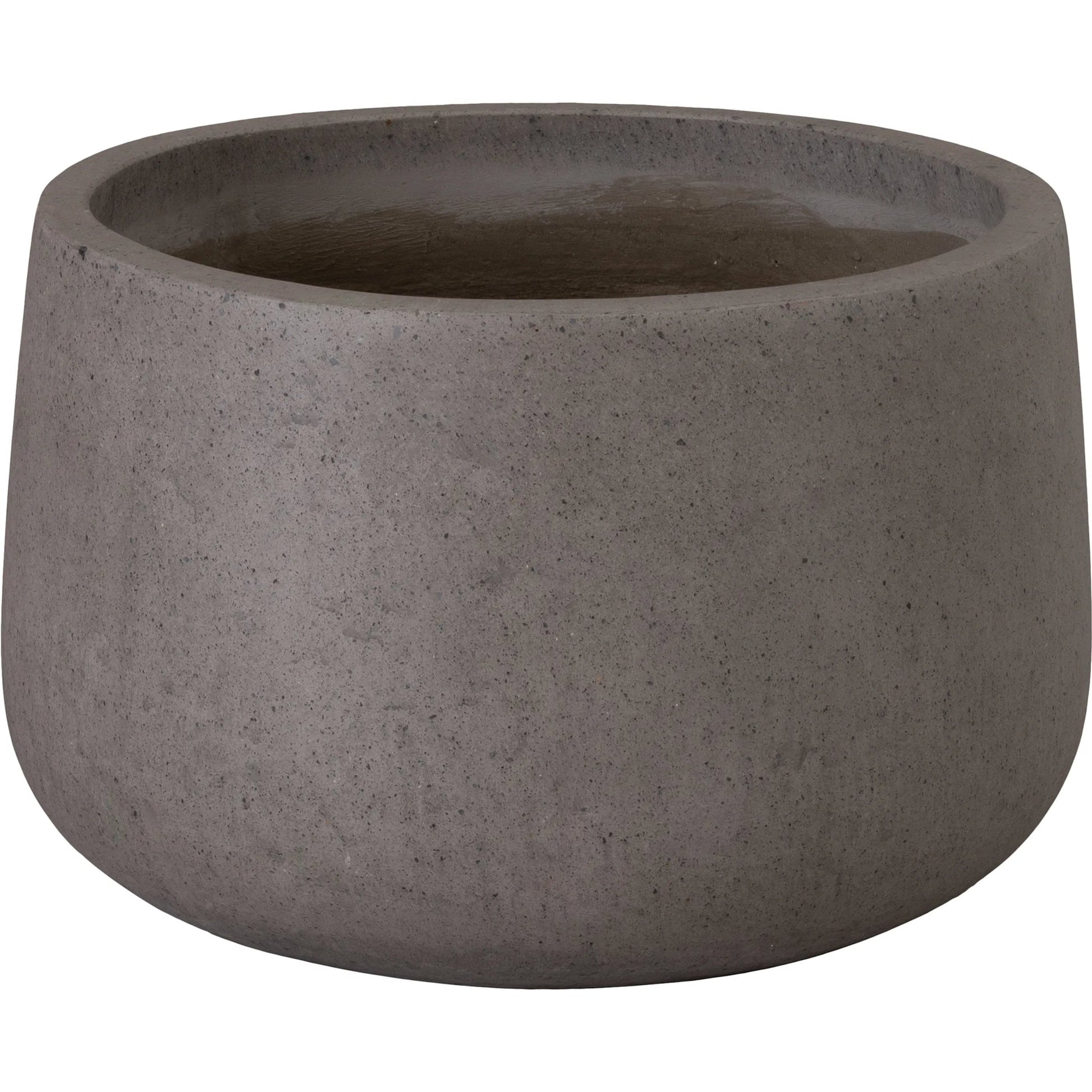Low Indoor/Outdoor Opus Planter by Emissary in matte. Made from terrazzo in a unique style.