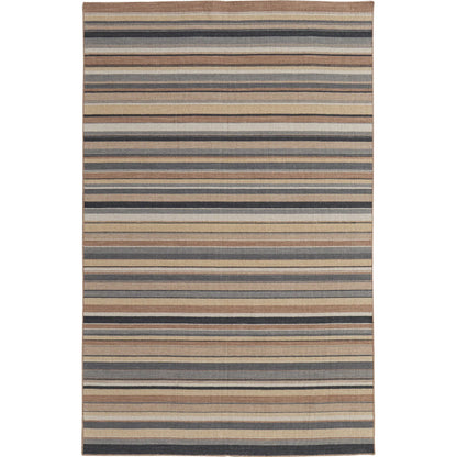 Silva Transitional Stripes Rug - I0499 by Feizy in gold, gray, tan. Made from wool in a unique style.