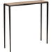 Auburn Small Console by Interlude Home. Made from wood, cast iron, leather in a modern style.