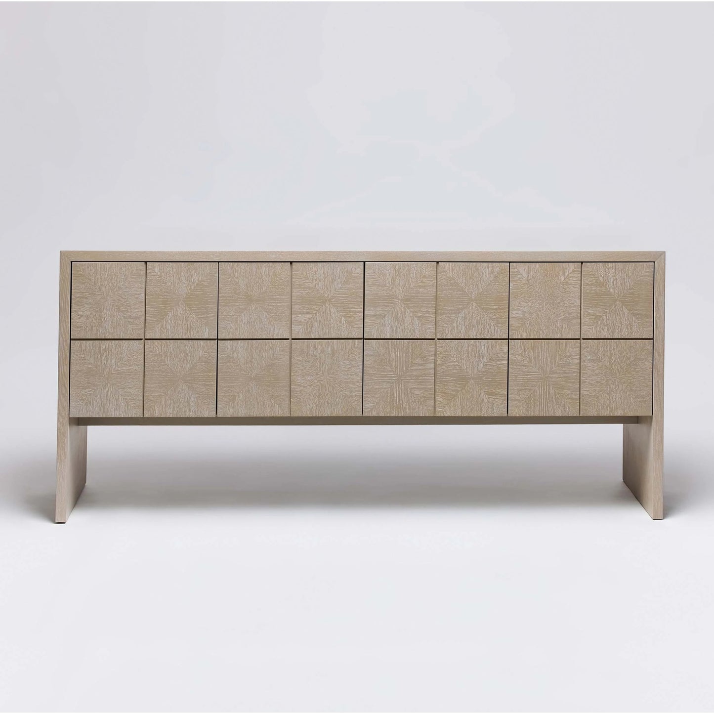002 SI-2122966 | Additional Silo | Lowell Credenza by Interlude Home in cliffside grey. Made from oak in a modern style.