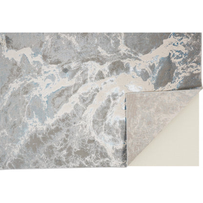 Azure Rug - 3539F by Feizy in silver, gray, ivory. Made from polyester, polypropylene in a unique style.