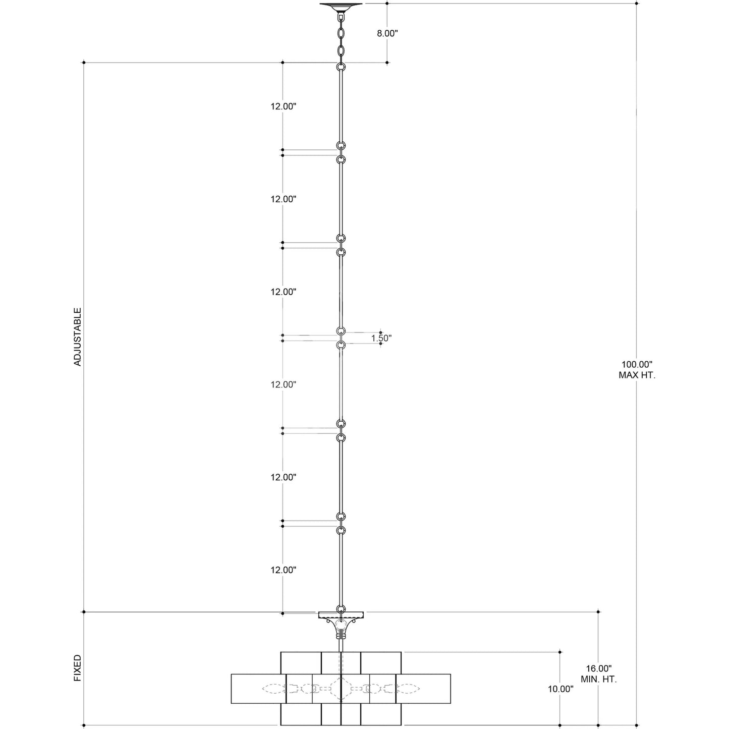 090 S-223840 | Lifestyle | Grand Lotus Chandelier by Currey and Company. Made from unique in a modern style.